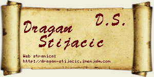 Dragan Stijačić vizit kartica